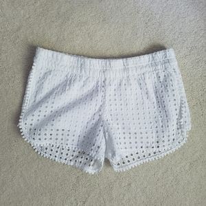 Lilly Pulitzer White Eyelet Pull-on Shorts szXS